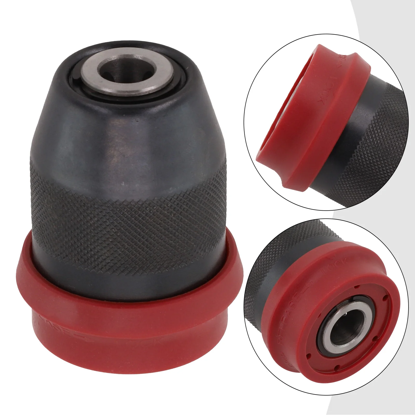 

Light Brightness Quick Connect Wide Application Wide Range Clamp Capacity Workshop Equipment 0.8-10mm 1 Pcs Black