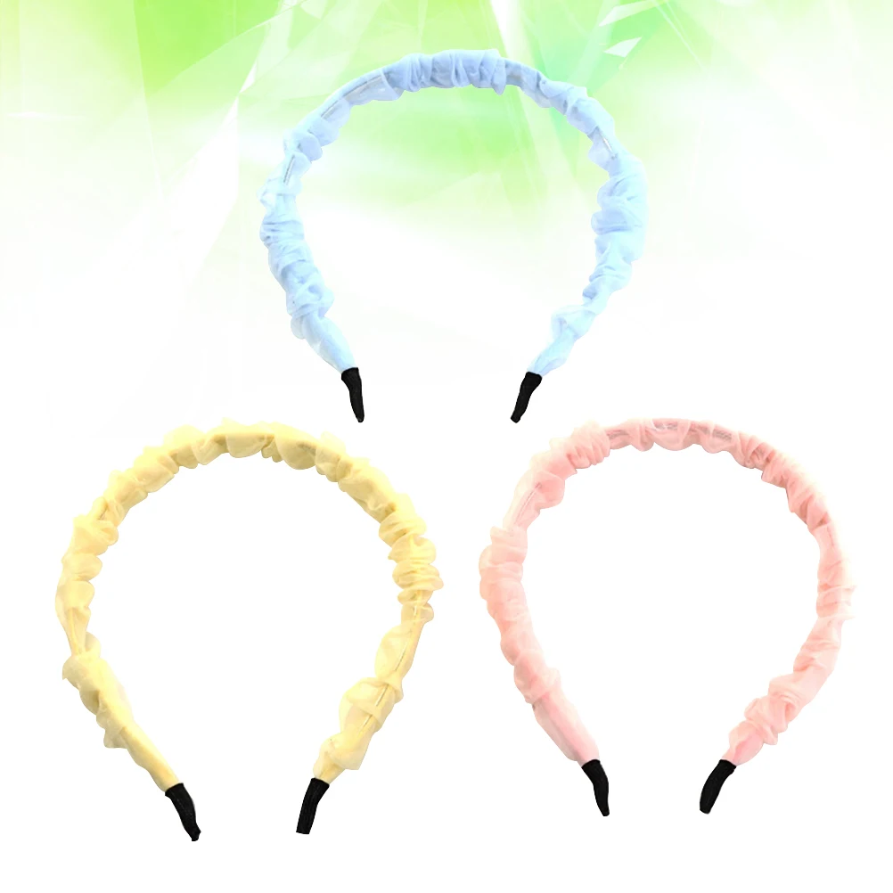 

3pcs Non-Slip Hair Headband Set Fashionable Headbands For Women Makeup Party Daily Use Durable Comfortable Gift For Her