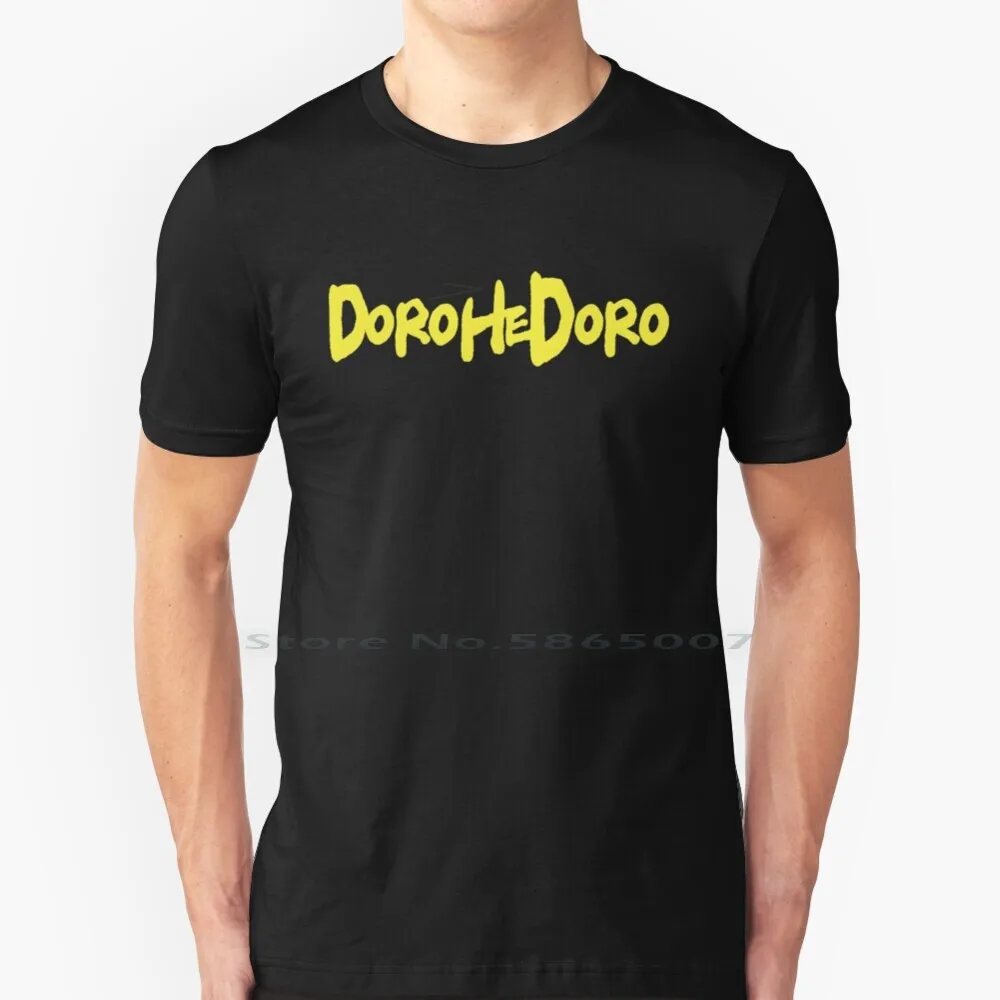 Camiseta amarilla con logotipo de doroforo, 100% algodón, camiseta de Manga Post apocalíptica, Anime japonés Seinen shdadeen, 6xl talla grande, regalo