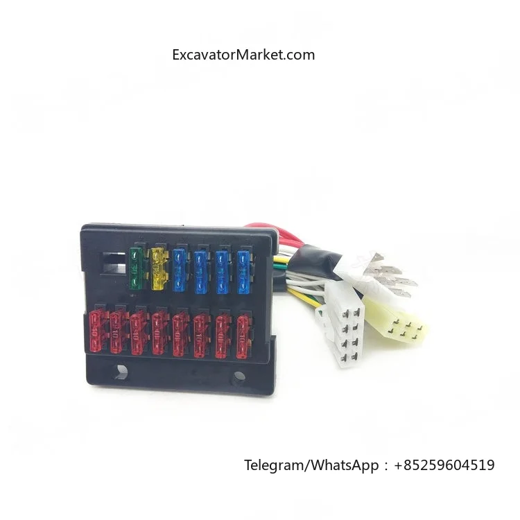 For excavator For KOBELCO SK DOOSAN DH220-5 DX DAEWOO Fuse box Assembly Fuse Holder excavator accessories