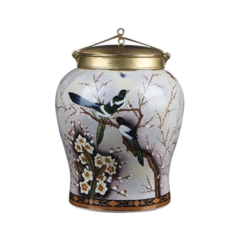 Modern Retro Style Hand Painted Ceramic Vase Home Decoration Pot Artwork Wholesale Supply