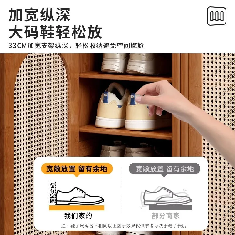 رف الأحذية، باب ضيق صغير، خزانة أحذية للغبار، منزل للإيجار، خزانة تخزين الأحذية متعددة الطبقات
