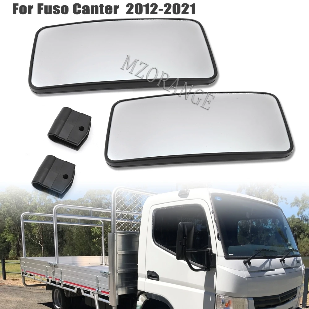 

Стеклянная крышка зеркала заднего вида для mitsubishi canter fuso FE FB FG 2012-2021, боковое зеркало водителя, объектив крыла двери, автомобильные аксессуары