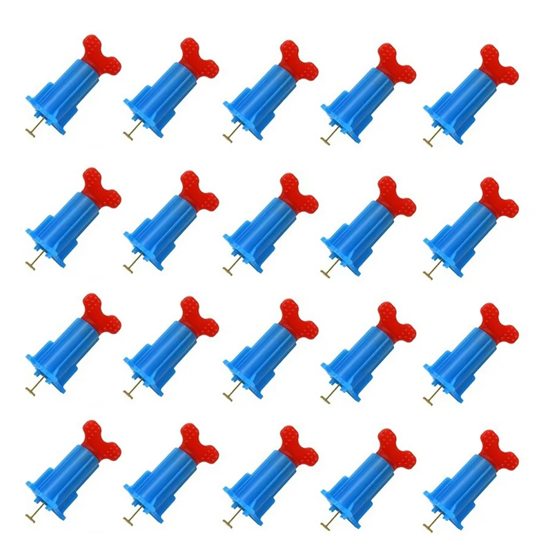 B17B Tile Adjustment Internal Screw Leveler 20 Pcs Reusable Tools Tile Leveler Spacer For Wall Floor Tool With T-Pin