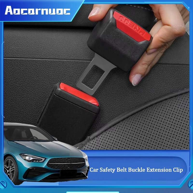 

Car Safety Belt Buckle Extension Clip Safety Belt Buckle Extender Tool Accessory For Mercedes Benz CLA Class C117 CLA180 CLA200