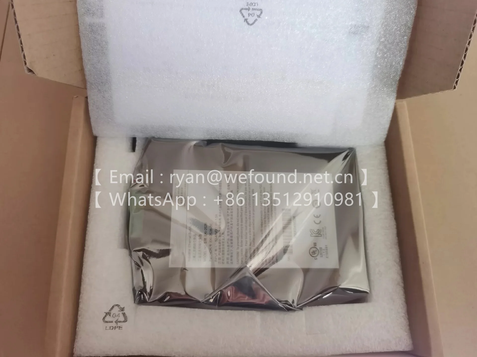 EKI-2528I EKI-2528I-BE محول إيثرنت صناعي غير مُدار بدرجة حرارة واسعة.