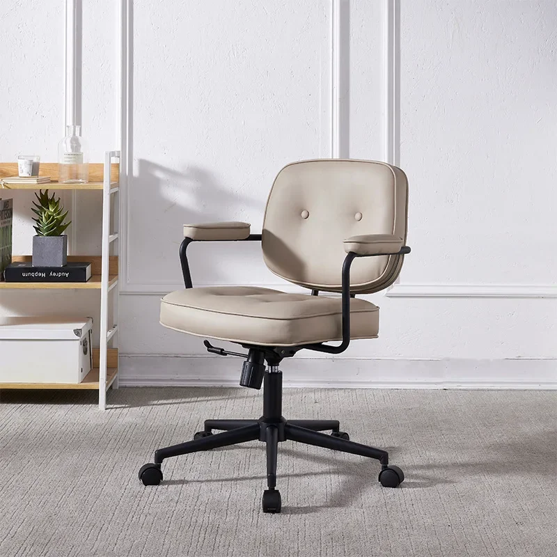 Computer Chair Home Sedentary Comfortable Office Study Dormitory Chair Backrest Desk Seat Bedroom Lift Swivel Chair