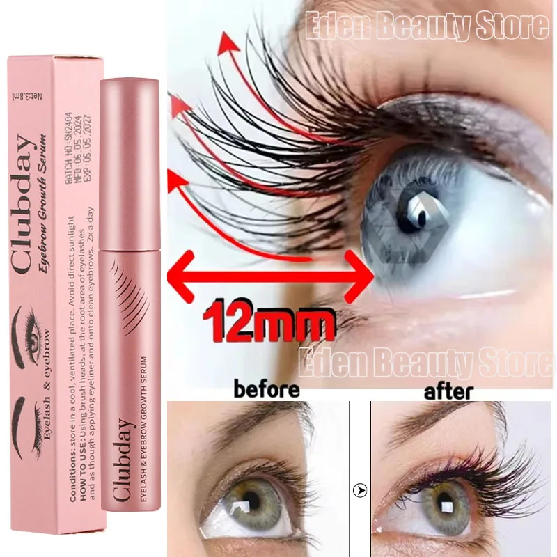 

7 Days Fast Eyelash Growth Serum Eyelash Eyebrow Growth Strong Makeup Extension Treatment Eyelash Growth Thicken Care Products