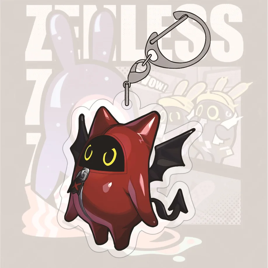 Anime Zenless Zone Zero Bangboo Cartoon Acrylic Keychain Jewelry Pendant Friends Children Gift Bag Charms Accessories Key Ring