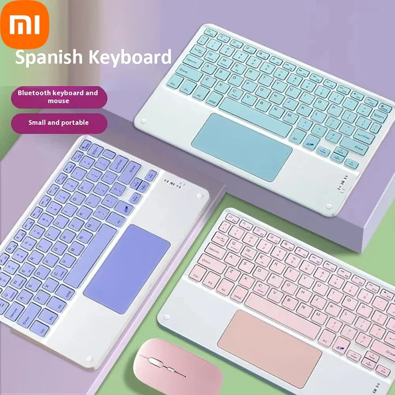 Xiaomi Bluetooth Keyboard 10 Inch For Ipad Air Pro Tablet Keyboard Set Universal Wireless Rechargeable Portable Keyboard New