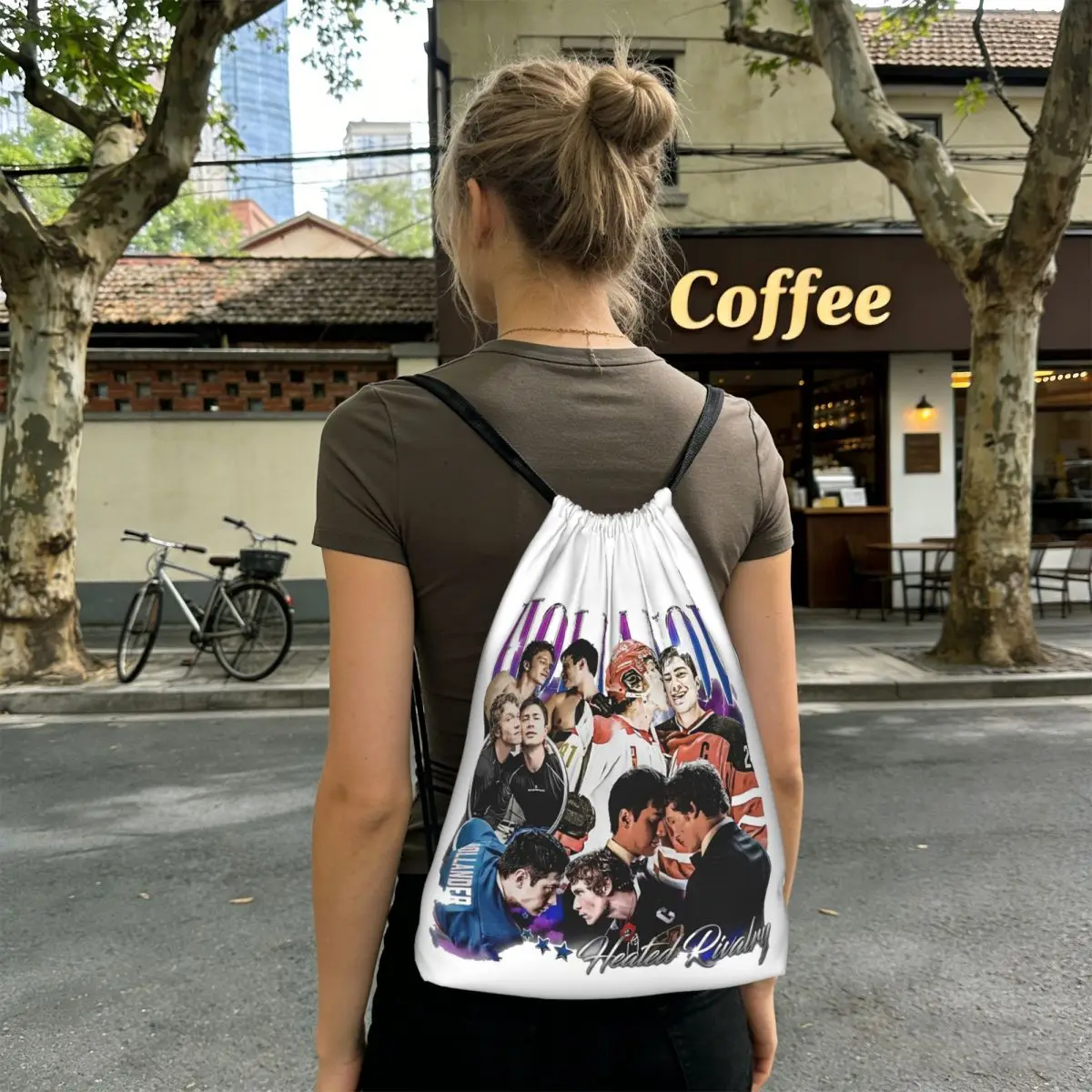 Heated Rivalry Hudson Williams Connor Storrie Backpacks Multi-function Drawstring Bags Storage Bag Book Bags Man Woman School
