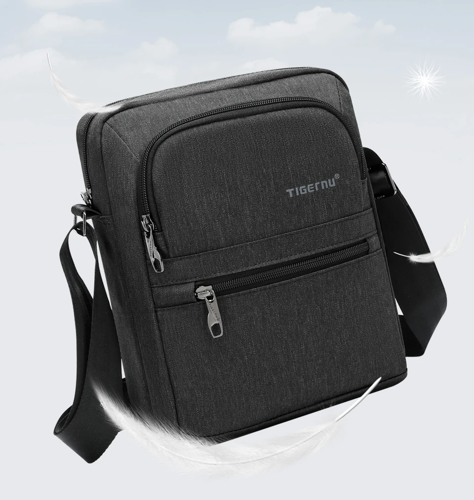 Tigernu Männer Umhängetasche 9,7 zoll IPad Tasche Umhängetasche Für Männer Stoßfest Messenger Tasche Mini Leichte Männer Handtasche – Detail 15
