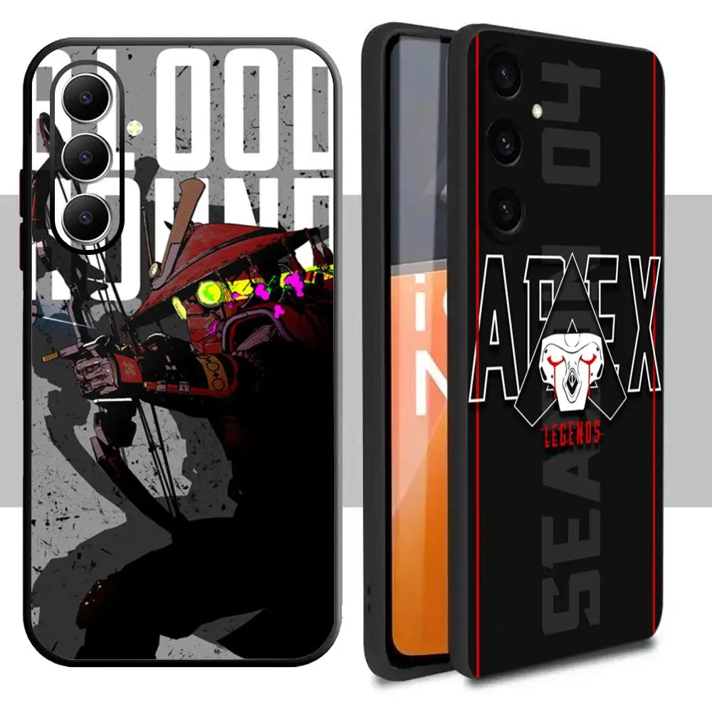 Cool Apex Popular Game Phone Case For Samsung Galaxy A16 A56 A36 A26 A06 A55 A54 A15 A35 A25 Soft Black
