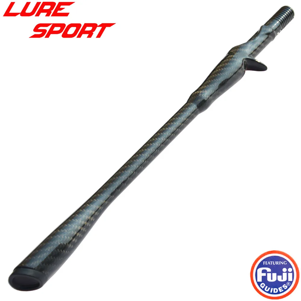 Imagem -02 - Lulesport 3k Tecido Carbono Unibody 41cm Moldado Carretel de Aperto do Assento Alça Triangular Butt Fuji Kdps16 Haste Edifício Reparação Componente Diy