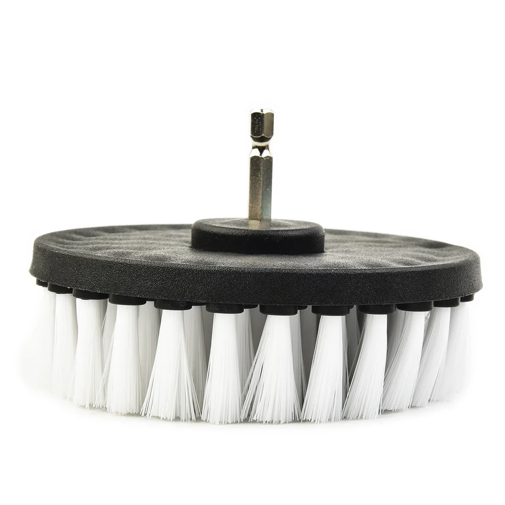 1PCS High Quality White Cleaning Brush Drill 5 Inch Carpets Household Scrubbing Stains Wheel Cleaning Detailing