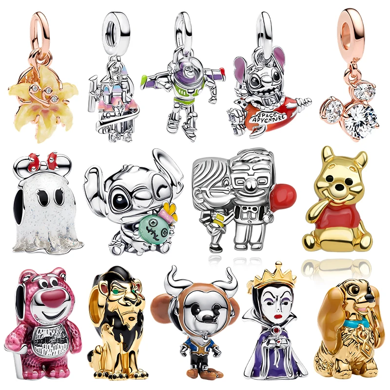 New & Hot-Selling 925 Silver Little Bear Doggy Pendant beads Fit For Original Bracelet Diy Birthday Women's Jewelry Gift