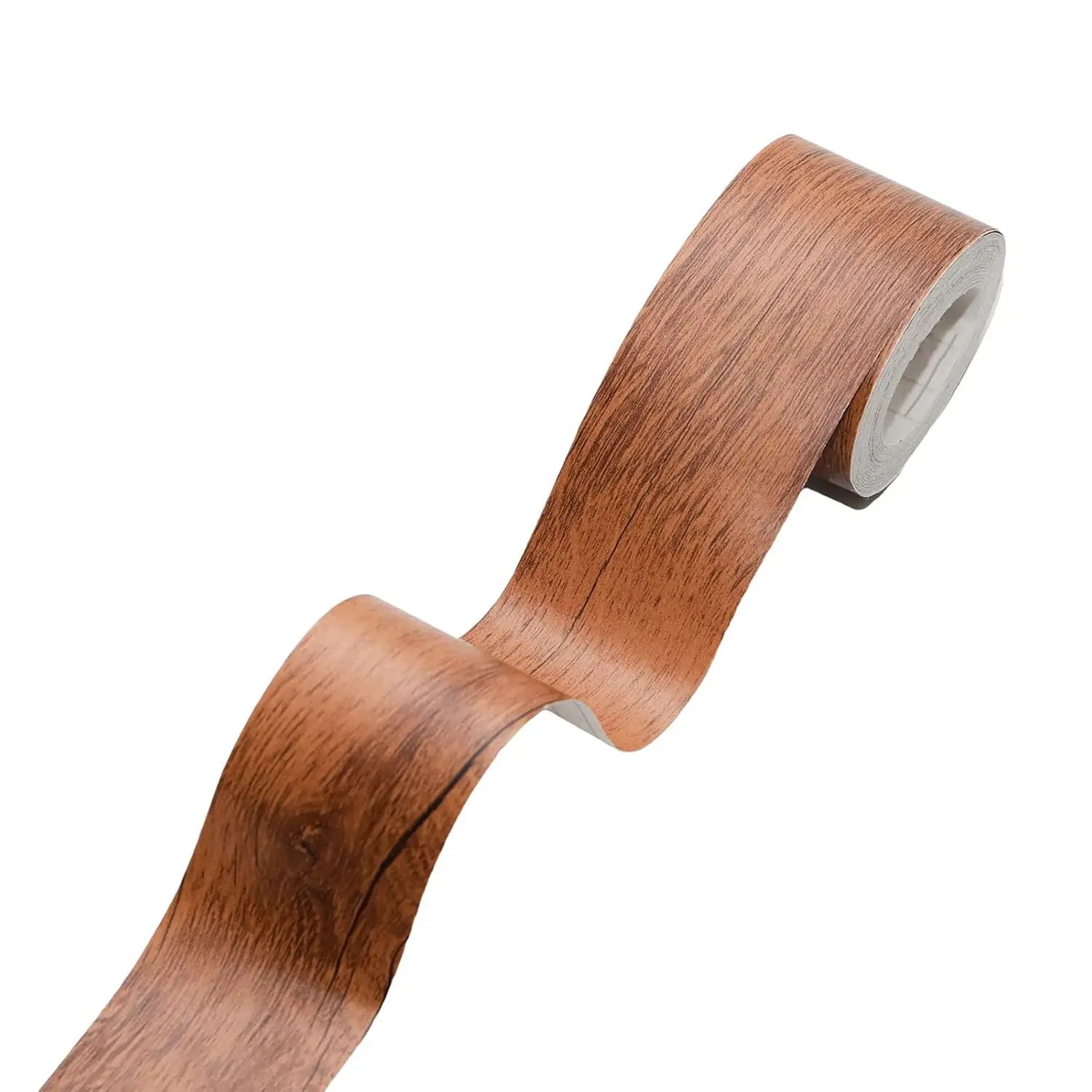 واقعية الخشب الحبوب إصلاح لاصق شريط لاصق الطابق الأثاث تجديد التفاف خط ملصق الطابق خزائن رقعة إصلاح