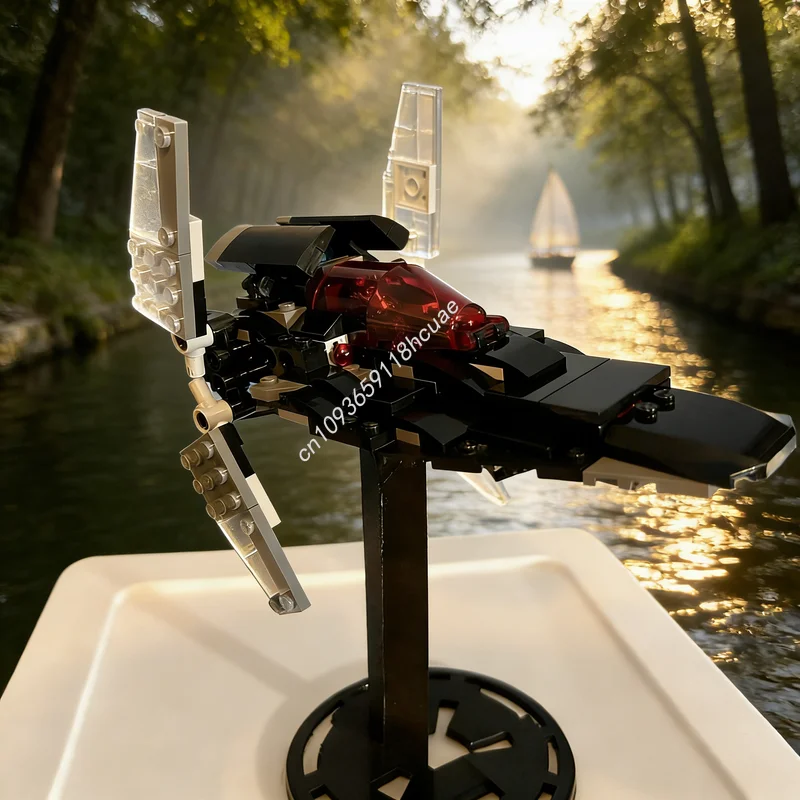 

158pcs MOC Imperial V Wing Alternate Build Eclipse Star Battle Model Building Blocks Architecture Christmas Gift Toys Kids