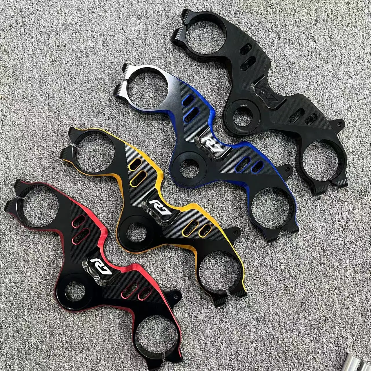 

NEW For YAMAHA YZF-R7 2021-2022-2023 R7 Motorcycle CNC Lowering Triple Tree Front End Upper Top Clamp