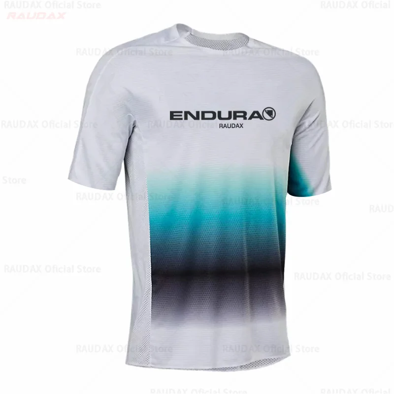 

RAUDAX ENDURA Men's Breathable Mountain Bike Jerseys MTB Bike Shirts Offroad DH Motorcycle Downhill Jersey Motocross Sportwear