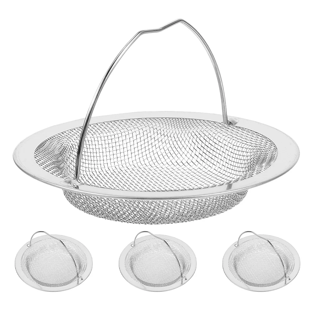 

4Pcs Stainless Steel Kitchen Sink Strainer Basket Anti Clogging Filter for Washing Vegetables Dishes Food Catcher Utility Sink