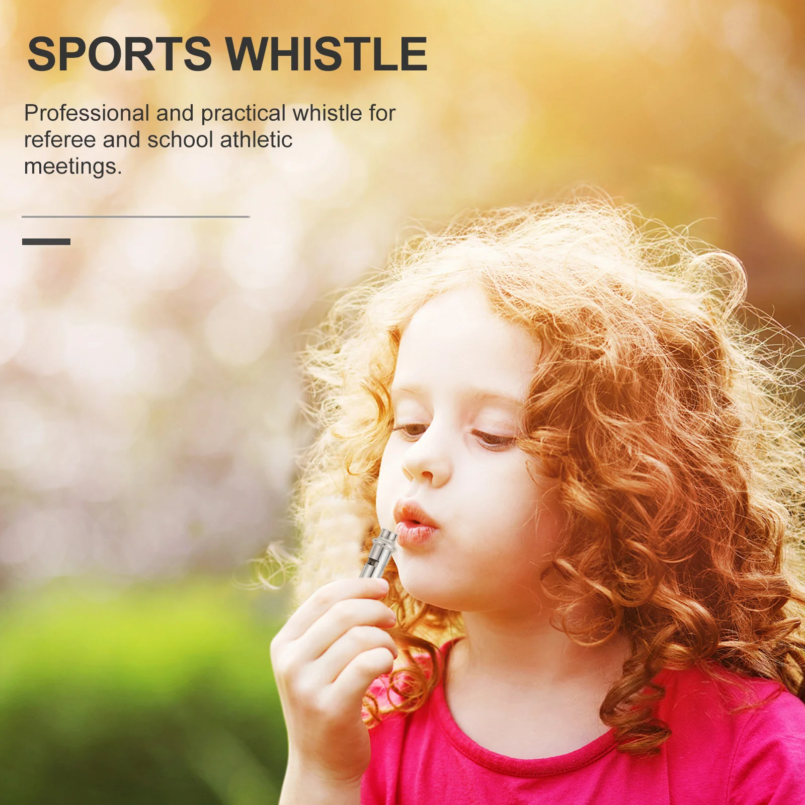 

2pcs Portable Whistle For Sports Referee Professional Football Soccer Running Training Crisp Swimming