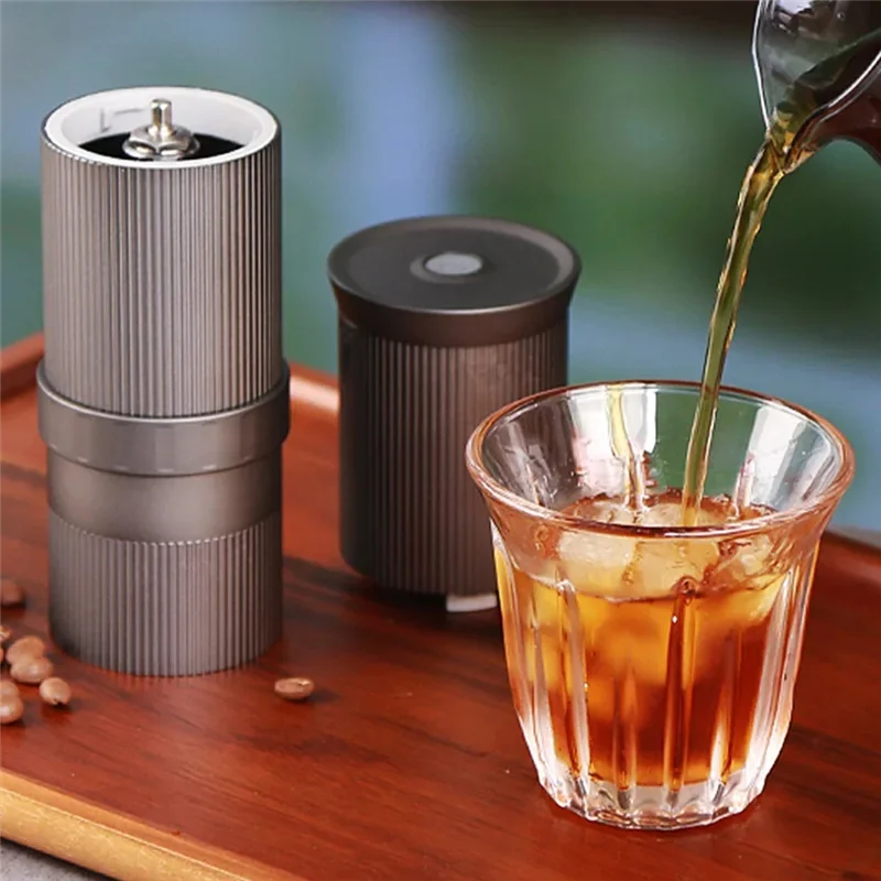 

B64B-Portable Electric Coffee Grinder - Compact Stainless Steel Grinding Core, Ideal For Travel And Small Kitchens Use