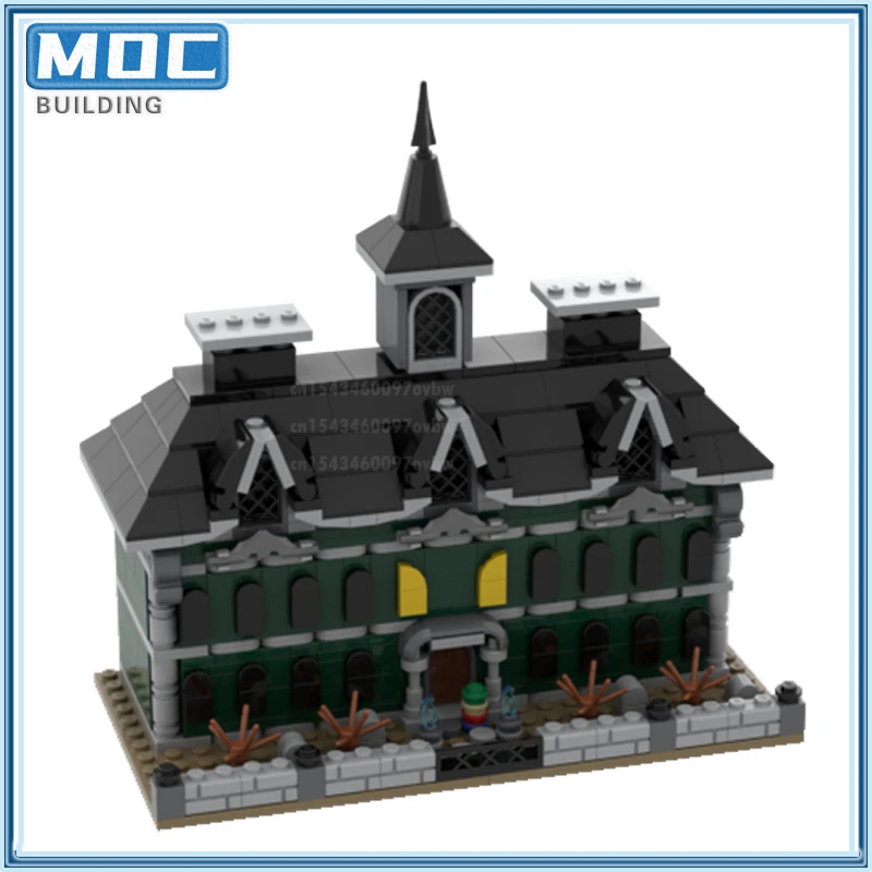 Street View MOC Building Blocks Mansion City Bricks Assemblaggio fai-da-te Costruzione modulare Collezione creativa Giocattoli Regali di festa