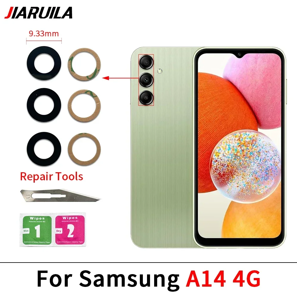 NEW Rear Back Camera glass Cover Lens With Glue Adhesive For Samsung A03 A05 A05S A13 A14 4G A15 A25 A35 A52 A55 5G