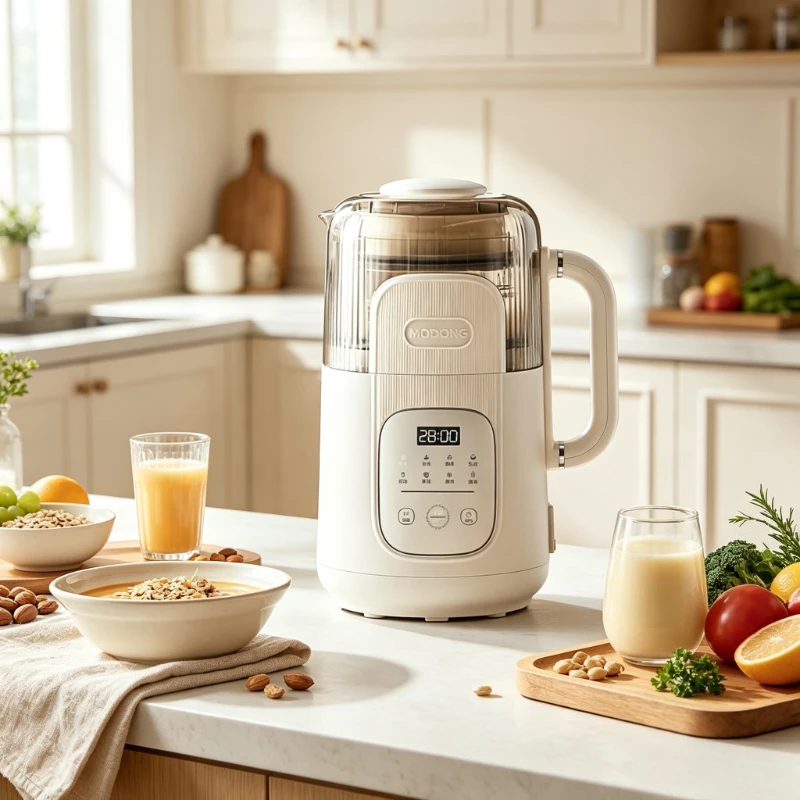 Mini Soy Milk Maker Micro Pressure Filter Free Triple Anti Overflow One Key Auto Clean Multi Function Blender Home 두유 제조기