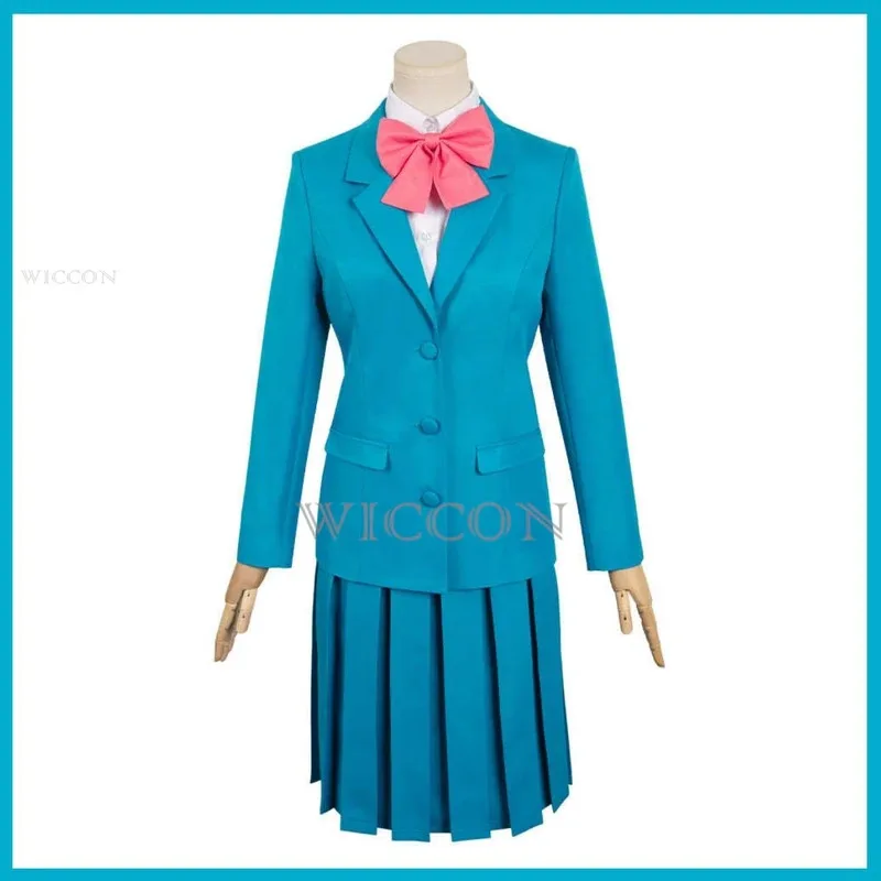 أزياء أنيمي كيمي مي تودوكي الموسم 3 كورونوما ساواكو التأثيرية مني إلىك الموسم شعر مستعار JK الزي المدرسي بدلة نسائية جميلة #1