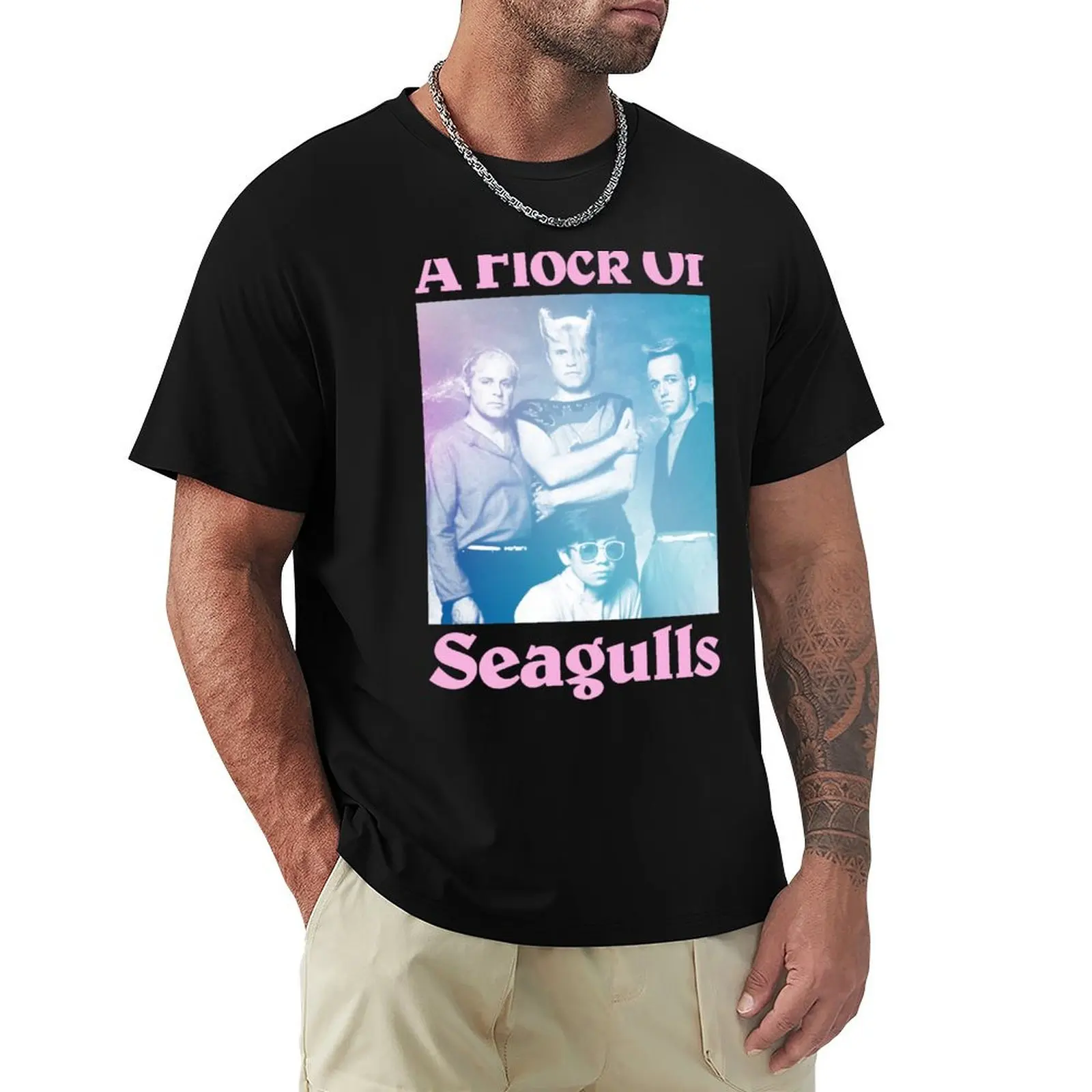 A Flock Of Seagulls // Tribute Werk T-Shirt t shirts for man pack white T-Shirt