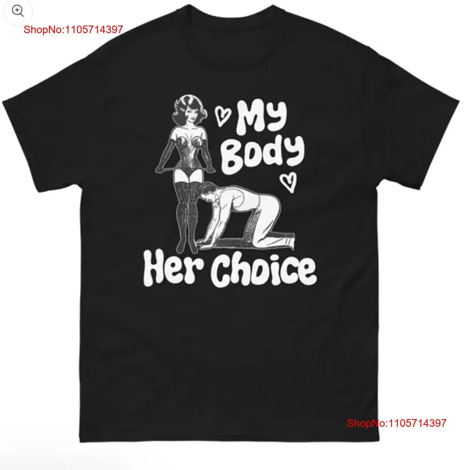 My Body Her Choice Funny Meme T Shirt vintage Washed Casual designer clothes Unisex Stylish Soft Breathable fashion graphic