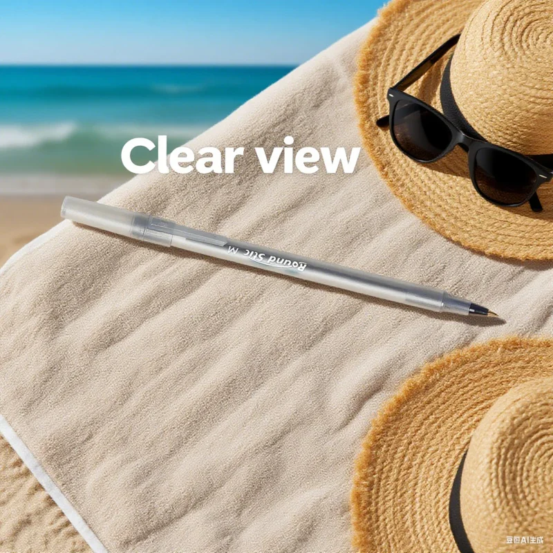 Jet Black Ink Ballpoint Pens Medium 1.0mm Point 10