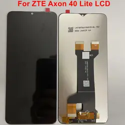 6.6 Inch Black For ZTE Axon 40 Lite LCD Display Touch Screen Digitizer Panel Assembly Replacement For ZTE Axon 40 Lite LCD Parts