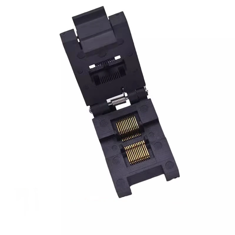 SSOP24-0.635 Flip Type Test Seat SSOP24 Aging Test Fixture IC Adapter Programming Seat Burning Seat