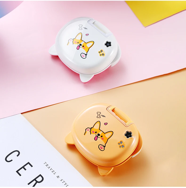 Cute Mini Koki Mobile Phone Flip Cartoon Kids Children Dual Sim 2G GSM Keyboard Botton MP3 Player Unlocked New Cellphone