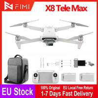FIMI X8 TELE MAX GPS Drone with Camera 4K 60FPS HDR 3-Axis Gimbal RC Quadcopter 20KM Remte Flght Professional Camer Drone