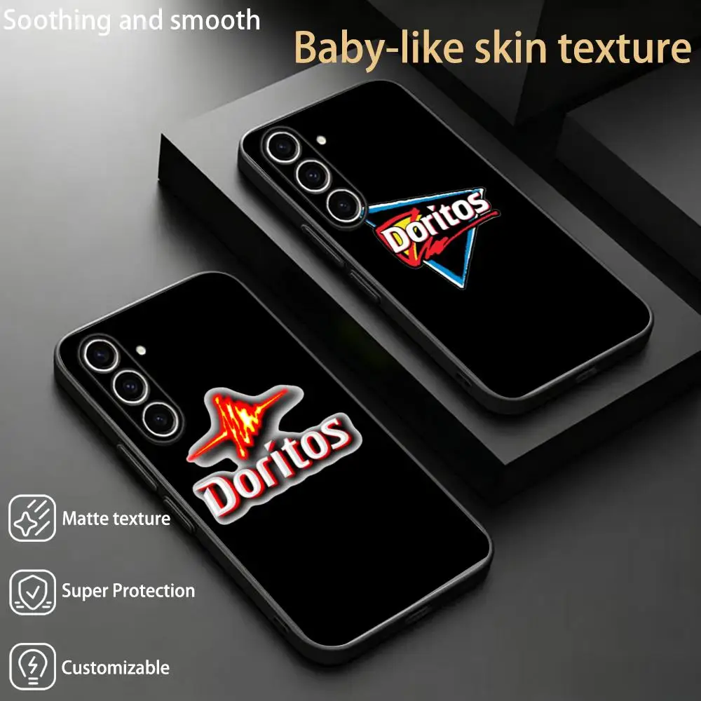 Fashion trend brand D-Do-ritos  Phone Case For Samsung Galaxy S26 S25 S24 S23 S22 S21 Plus Ultra Note20 Soft Black