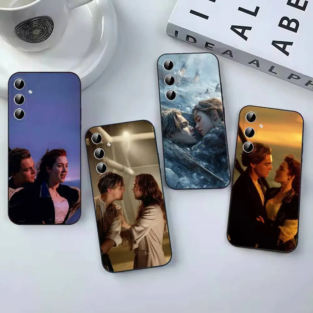 Movie Rose And Jack Cell  Phone Case For Samsung Galaxy A 73,72,51,53,52,71,22,J7,8,9 Black fashion  coque Cover