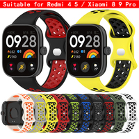 Magnetic Watchbands for Redmi watch 4 5strap Smart WristBand sport Bracelet Silicone Loop for xiaomi mi band 8 9 pro Accessories