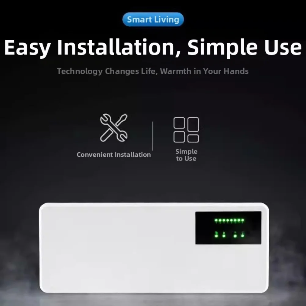 8-Zone Central Heating Controller With Pump And Valve Actuator For Underfloor Hot Water Systems And Electric Heating Actuators