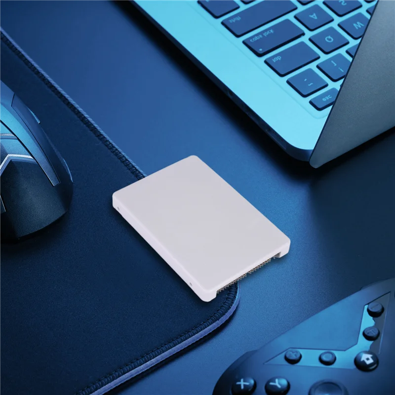 AED6-M.2 NGFF B + M Chave SATA SSD para 44 pinos 2,5 IDE Conversor Placa adaptadora com estojo