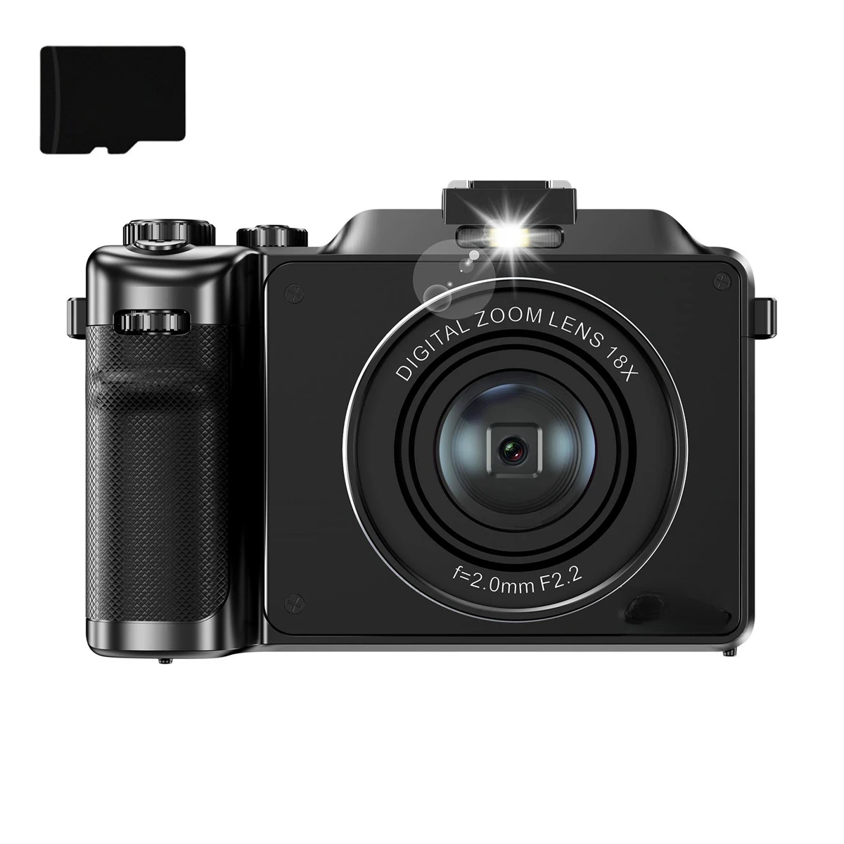 

Digital camera 4K/48MP/18X digital zoom/autofocus/dual camera with 32GB TF Card