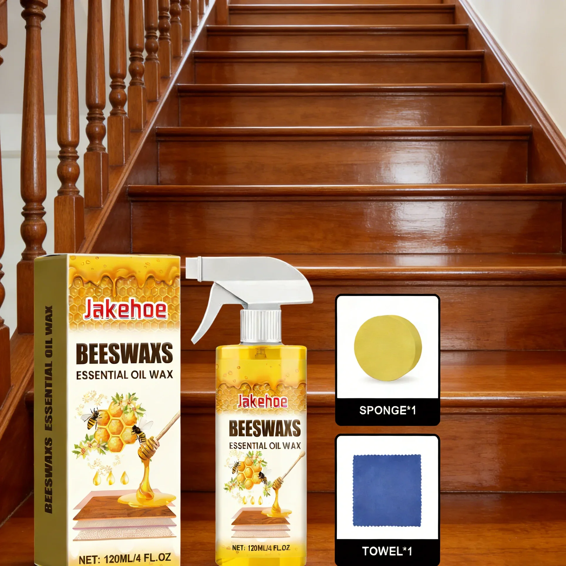 Furniture Beeswax Polishing Spray Wood Nourishing Care Oil Anti Cracking Restorer Daily Wooden Furniture Maintenance Supplies