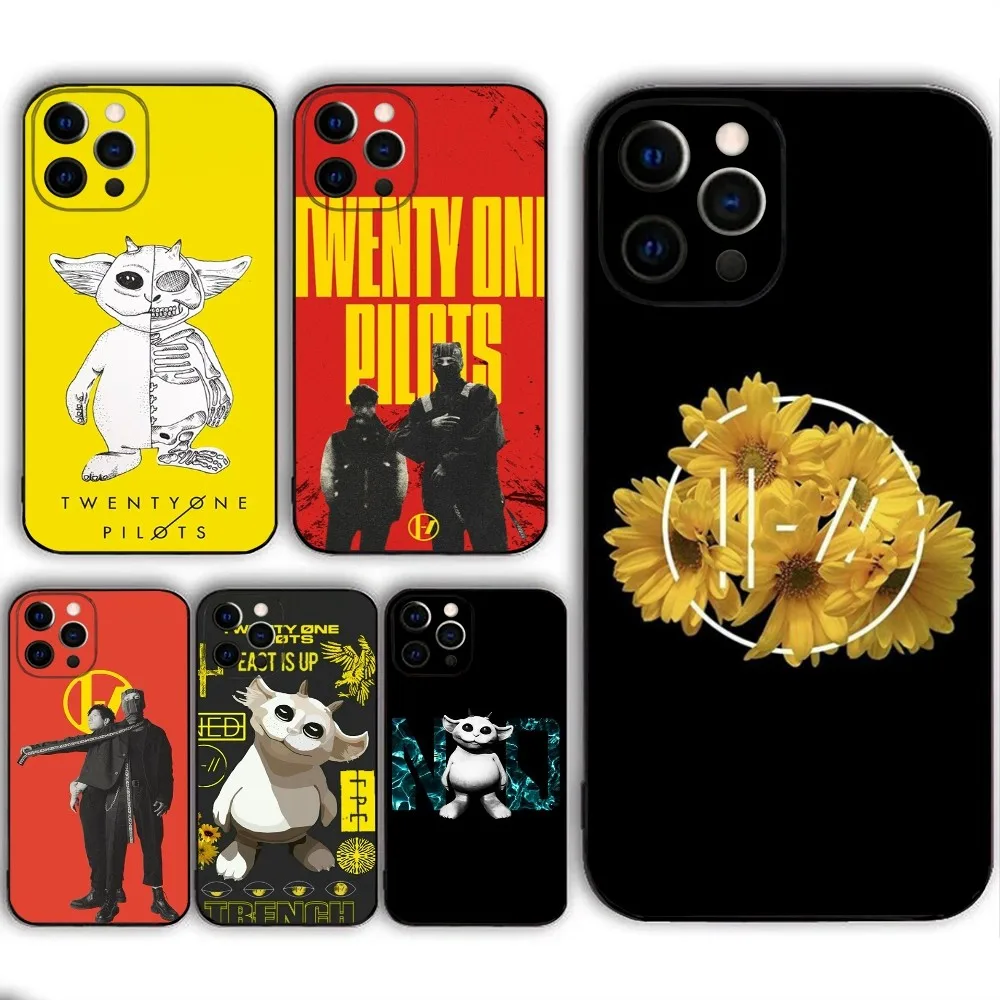 T-Twenty one pilot-S  Phone Case  For IPHONE 15,13,14,12,Mini ,11, Xr, X ,Xs Pro Max 8, 7 Plus Back Cover