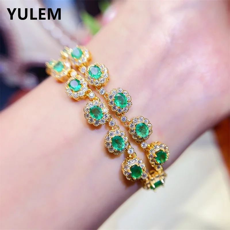 

S925 стерлингового серебра с инкрустацией 3x4 натуральный изумрудный кулон в форме крыла ожерелье для женщин модные изысканные очаровательные свадебные украшения