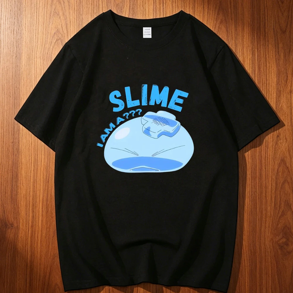 That Time i Got Reincarnated As a Slime cotton t-shirt men Trendy Digital Pastel korean clothes t-shirt Digital Graphic Vintage