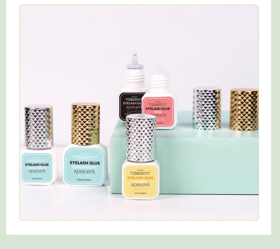 0,3S individueller Kleber für Wimpernverlängerungen, Schwarz/Klar, schnell trocknend, starker Kleber, langlebige Farbe, Wimpernverlängerungskleber, Make-up – Detail 14