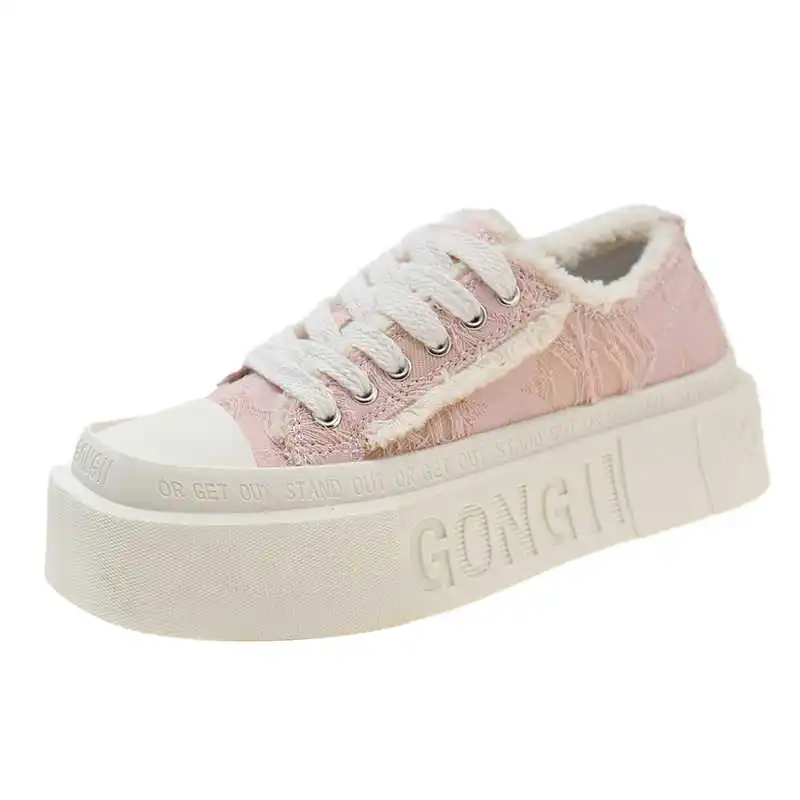 

Flat Sole Demi-season Women's Sneakers 34 Size Golf Athletics Sports Shoes Ladies Design High Quality Athlete Dropshiping